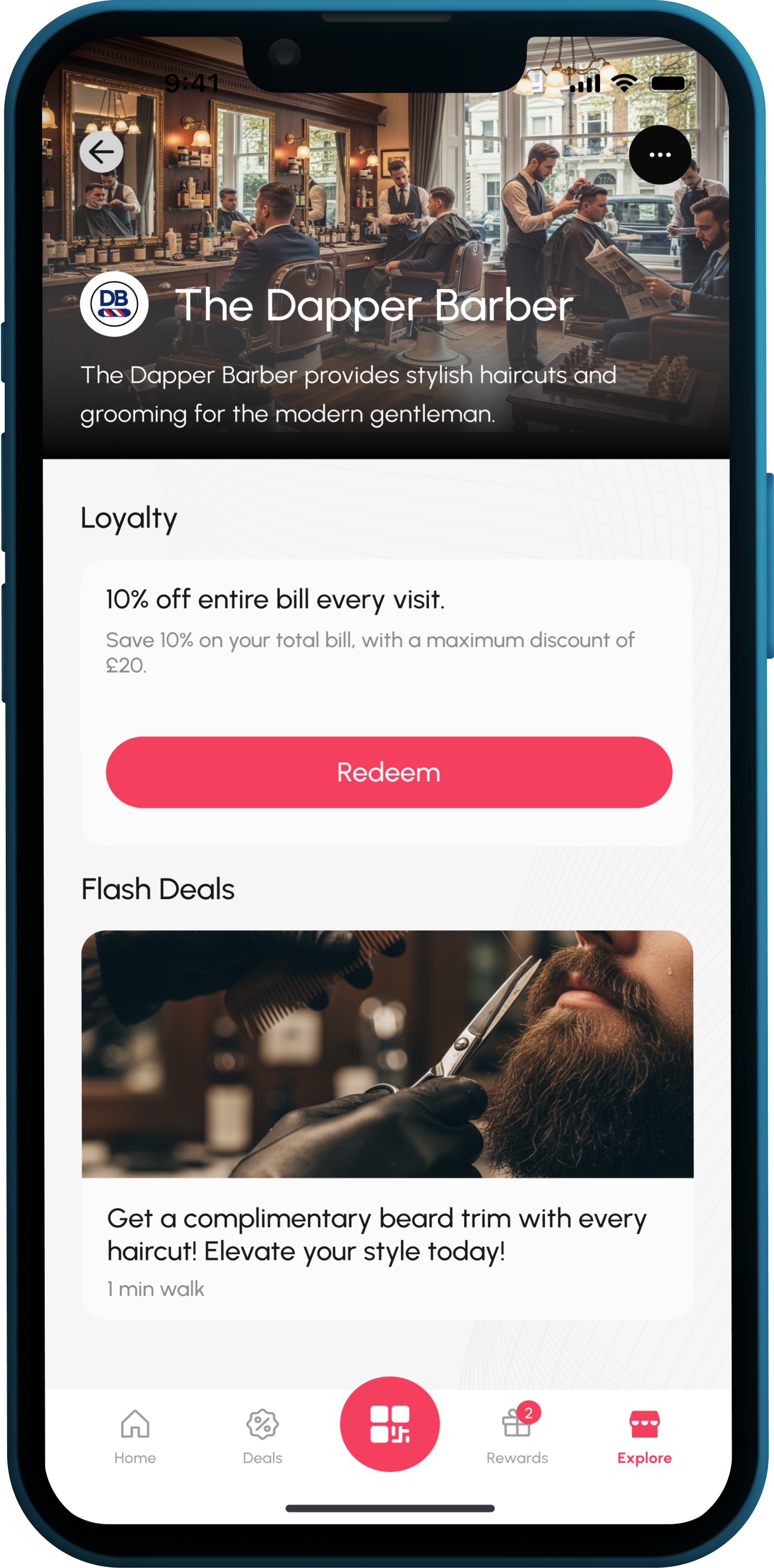 Butcher shop loyalty program